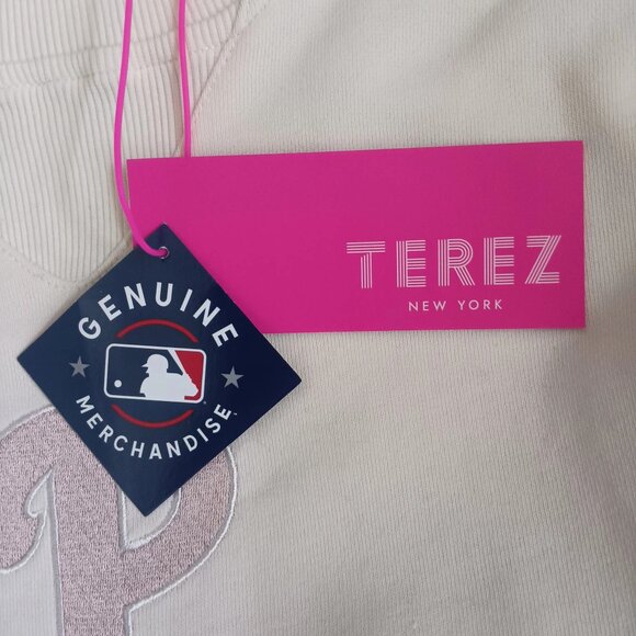 Terez Philadelphia Phillies Sweatshirt Crew Neck MLB Women's Size XL NEW - Picture 13 of 15